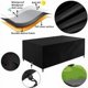 thumbnail image 2 of Funda para muebles de jardín de 200 x 100 x 75 cm, lona protectora para mesa de jardín, muebles de exterior, impermeable, resistente al viento, anti-UV, resistente al frío, funda para, 2 of 5