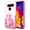 Pink, variant on LG V40 ThinQ Case, Kaesar Hybrid Dual Layer Slim Laser Glitter Sparkle Graphic Shockproof Impact Resistant Protective Cover Case for LG V40 ThinQ (Pink Rose)