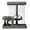Gray, variant on 3 Tier Bracelet Holder,Detachable T Bar Jewelry Organizer Display Stand for Necklace Scrunchie Watches(Black Velvet)