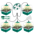 thumbnail image 1 of Nuevo kit de 5 mini invernaderos para plantas, con luz solar de espectro completo, caja de cultivo interior con cubierta y ventilación., 1 of 5