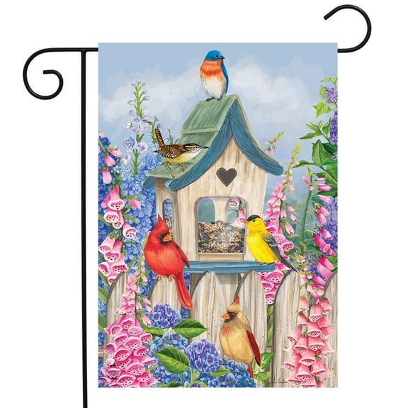 Briarwood Lane Birds of Spring Floral Garden Flag