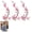 Pink, variant on Cherry Blossom Iron On Patches, Light Pink Flower Vine Embroidery Applique, DIY Decorative Floral Patches for Clothing, Backpacks, Hats, Shoes & Fabric Crafts.(Light pink 3pcs)
