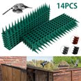 thumbnail image 1 of Muyoka 14 Uds valla de pl谩stico picos de pared seguridad de jard铆n repelente de intrusos ladr贸n Anti gato, 1 of 6