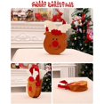 thumbnail image 5 of Juego de 3 bolsas de regalo de manzana para Nochebuena: bolsa de manzana con muñeco de nieve, alce y Papá Noel, bolsas de muñecos navideños para niños, regalos de Nochebuena, decoración navideña, 5 of 5