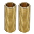 thumbnail image 1 of Conectores de arnés de cable externo macho de latón de 1/2" 1.97" 2 Pcs de Unique Bargains, 1 of 7