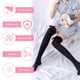 thumbnail image 5 of Guardurnaity 2a dúo de cálidos y elásticos que se mantienen cómodos con medias hasta la rodilla Calcetines hasta la rodilla sexy sobre la Medias, 5 of 6
