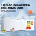 thumbnail image 6 of KFFKFF Top-Open Chest Freezer 17.2 Cu.ft / 488 L Deep Freezer & 4 Detachable Baskets, Top Opening Door Commercial Chest Freezers with Secure Lid, 7-Level Temperature control, 6 of 8