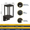 thumbnail image 5 of Inowel Solar Outdoor Wall Lantern Dusk to Dawn LED Light IP54, 5 of 5