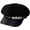 Black, variant on Women Newsboy Cap Fashion Bling Rhinestone PU Leather Cabbie Beret Cap Painter Hats