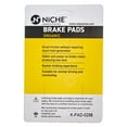 thumbnail image 2 of Niche Rear Brake Pad Set for Harley-Davidson Dyna Organic Motorcycle 519-KPA2410D, 2 of 5