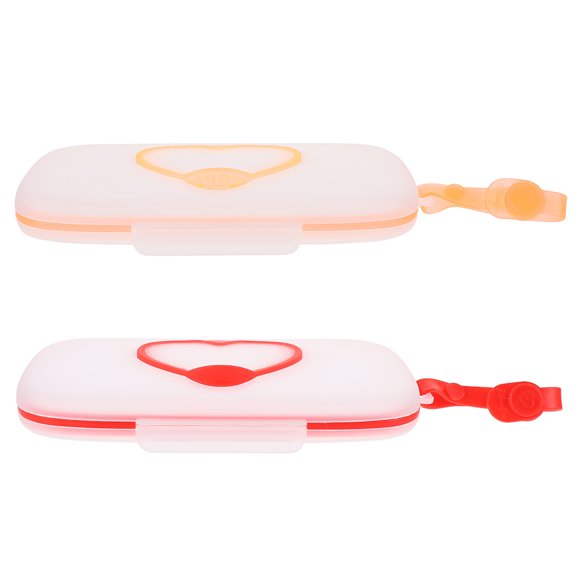 PENIKOKO Baby Wipe Travel Case Set of 2, PP Material, Portable and Leakproof, 8.65 x 5.31 x 1.18 inches