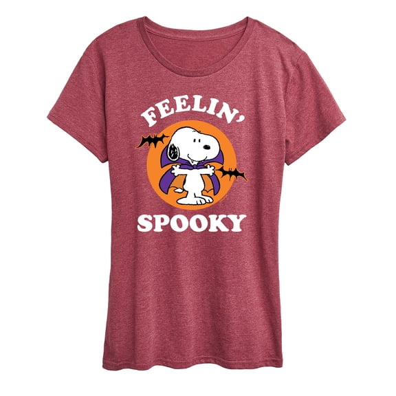 Peanuts - Feelin Spooky Women's Short Sleeve Graphic T-Shirt