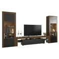 thumbnail image 1 of Milano Set 200-BK-BK Modern Wall Unit Entertainment Center, 1 of 3