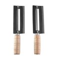 thumbnail image 4 of 2 cuchillos para pelar caña de azúcar, cuchillo para pelar piña, cuchillo pelador de caña de azúcar, cuchillo para cepillar artefacto, acero con alto contenido de carbono, mango de madera na, 4 of 5