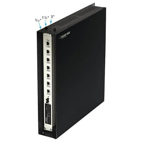 - Black Box Low-Profile Side Wallmount Cabinet 2U