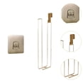 thumbnail image 6 of WeiLaiKeQi Toilet Paper Holder Convenient over The Tank for Bathroom Office Living Room Golden, 6 of 9