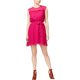 thumbnail image 1 of maison Jules Womens Swiss-Dot A-line Vestido, Rosa, Pequeño, 1 of 1