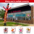 thumbnail image 6 of Birria Inflatable Tube Man Wacky Wavy Dancing Guy for Outdoor Decoration Advertising Business Promotion (Blower Not Included), 6 of 8