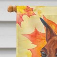thumbnail image 3 of Carolines Treasures BB9917CHF Miniature Pinscher Fall Flag - Canvas House Size, 3 of 4