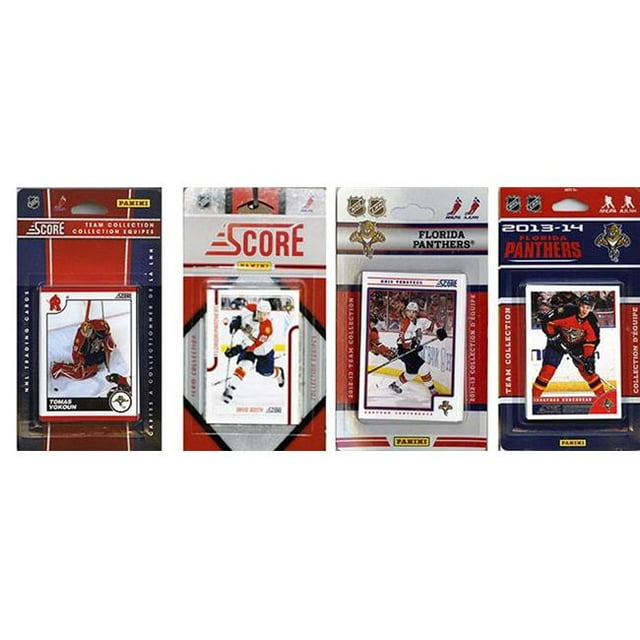 C&I Collectables NHL Florida Panthers 4 Different Licensed Trading Card Team Sets