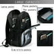 thumbnail image 4 of Balery Valley Gray Dragon Mochila con carga USB para hombre y mujer - Mochila impermeable y antirrobo para laptop con puerto USB para viajes, trabajo, 4 of 7