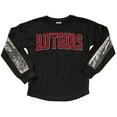 thumbnail image 2 of Girls Youth Gameday Couture  Black Rutgers Scarlet Knights Guess Who's Back Long Sleeve T-Shirt, 2 of 3