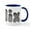 White/Navy Inside, variant on CafePress - Felix Wolf Mugs - 11 oz Ceramic Mug - Novelty Coffee Tea Cup