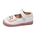 thumbnail image 3 of Zapatos de cuero negro bordado para niñas, zapatos individuales de otoño para niños, zapatos de princesa, zapatos de rendimiento con guisantes, 3 of 6