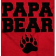thumbnail image 2 of Papa Bear Dad Father's Day Pawprint Tank Top Sleeveless Tee Men Brisco Brands M, 2 of 6