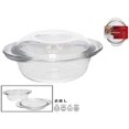 thumbnail image 2 of Durable Glass Baking Tray 2.7L with Handle, Oven, Microwave & Dishwasher Safe, 2 of 5