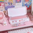 thumbnail image 4 of MERIS1 Crema Pegamento Caja De Papelería , Oso Fresa Doraemon Estuche , Para Lápices Plásticos KT Gato Guka Herramientas Regalos De Cumpleaños, 4 of 4