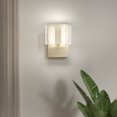 thumbnail image 3 of LIGHTINN Wall Sconce Light Fixtures, Built-in Mounted Wall Sconce LED Light for Bedroom Bedside Bathroom Hallway (Gold), 3 of 4