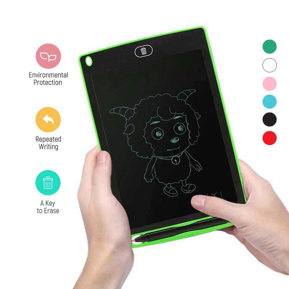 DERABIKA LCD Writing Tablet Kids Toys Birthday Christmas Gifts Stocking Stuffers for Kids Red 8.5inch Doodle Board Toddler Learning Toys for 2 3 4 5 6 Year Old Boys Girls 