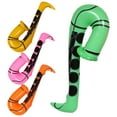 thumbnail image 3 of CIMAXIC Fête 4 Pcs Instruments de Musique Gonflables Accessoires de Saxophone Réalistes pour Enfants Décorations de Fête pour Enfants Cabine Photo Gonflable, 23.62"X11.81"X0.12 Pouces, 3 of 4