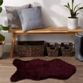 thumbnail image 6 of Home Soft Things Faux Fur Rug - Rhododenndron - 24" x 36", 6 of 8