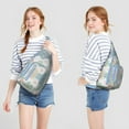 thumbnail image 4 of Exotic Tribal Sling Backpack - Rustic Earthy Crossbody Bag for Hiking, Mountain Climbing & Daily Use, 4 of 4