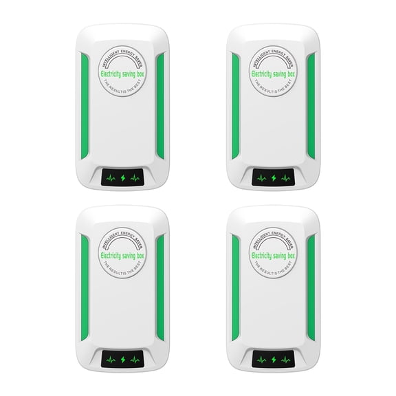Electricity Saving Box, Smart Plug in Energy Saving Device for Household Stable Voltage, Energy Saver Plug to Reduce Electricity Bill for Home & Office, US Plug 90V-250V 60KW, 4Pack
