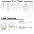 thumbnail image 3 of Fesfesfes Bras for Women Wireless Women's Fashion Yoga Sports Wirefree Front Cross Solid Tank Top, 3 of 4