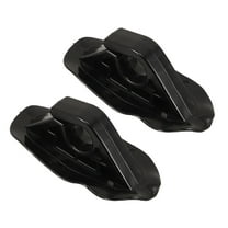 WASHWEPE Kayak Paddle Holder Black For Rubber Boats 2Pcs 4.9In