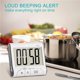 thumbnail image 5 of Advancent Digital Kitchen Timer Accessory Electric LCD Equipment Fitness Clock Timers Displaying Cooking Tools Fittings Study Type2 NO2, 5 of 6
