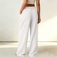 thumbnail image 6 of ClodeEU Women's Corduroy High Waist Wide Leg Pants,Casual Loose Trousers with Pockets ,Women's Plus XL, 6 of 7