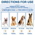 thumbnail image 6 of Oimmal Omega 3 for Dogs - Fish Oil for Dogs Skin and Coat - 180 Chewable Tablets - Omega 3 6 9, EPA & DHA and Vitamins Chewable for Dog Shedding, Dry Skin & Heart Support - 1Pack, 6 of 12
