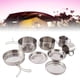 thumbnail image 3 of Greeniant 8 unid/set Kids Camping Pot Pan Cup Surtido Picnic Juego de utensilios de cocina de acero inoxidable Mango plegable Vajilla Vajilla Escalada, 3 of 6