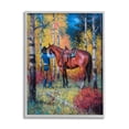 thumbnail image 5 of Stupell Industries Cowboy Strapping Colt Horse Wild West Fall Forest,16 x 20, Design by Jack Sorenson, 5 of 5