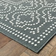 thumbnail image 5 of HomeRoots 2' X 4' Gray and Ivory Stain Resistant Indoor Outdoor Area Rug, 5 of 6