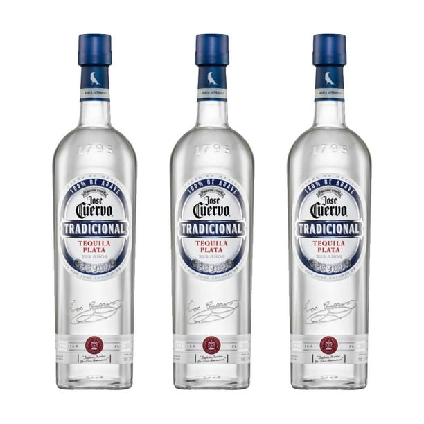 3x2 Tequila Jose Cuervo Tradicional Plata 950 ml Jose Cuervo