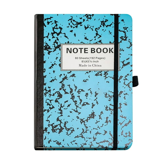 Snowflake A5 Business Notebook, Furenl A5 Snowflake Notebook – Elegant Business Journal With Elastic, 192 Pages, 120Gsm Thick Paper For & Personal Use, Composition Notebook Wide Ruled