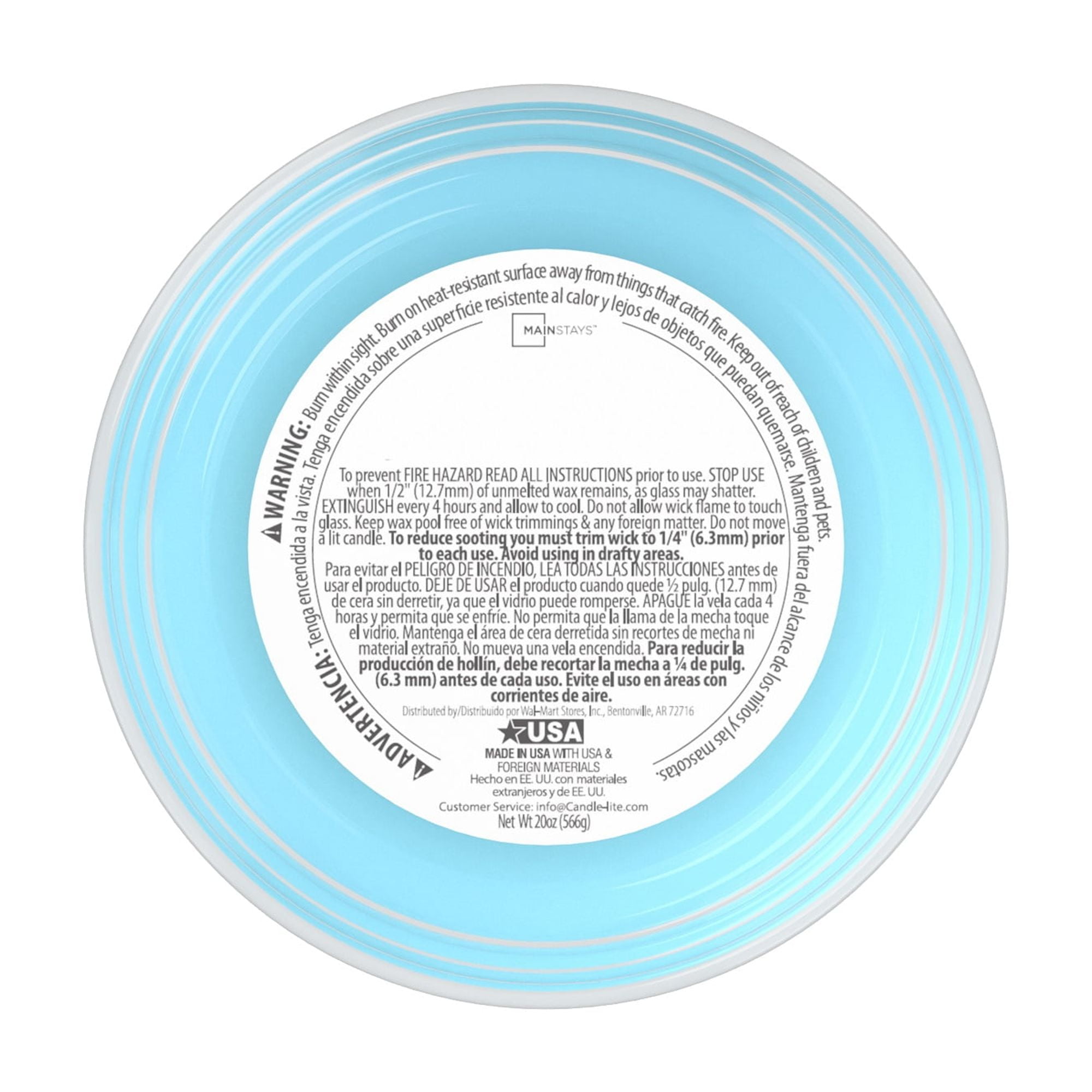(2 pack) Mainstays Salted Sea Spray Single-Wick Scented Glass Jar Candle, 20 oz