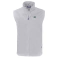 thumbnail image 2 of Men's Cutter & Buck  Gray Hawaii Rainbow Warriors Big & Tall Charter Eco Full-Zip Vest, 2 of 3