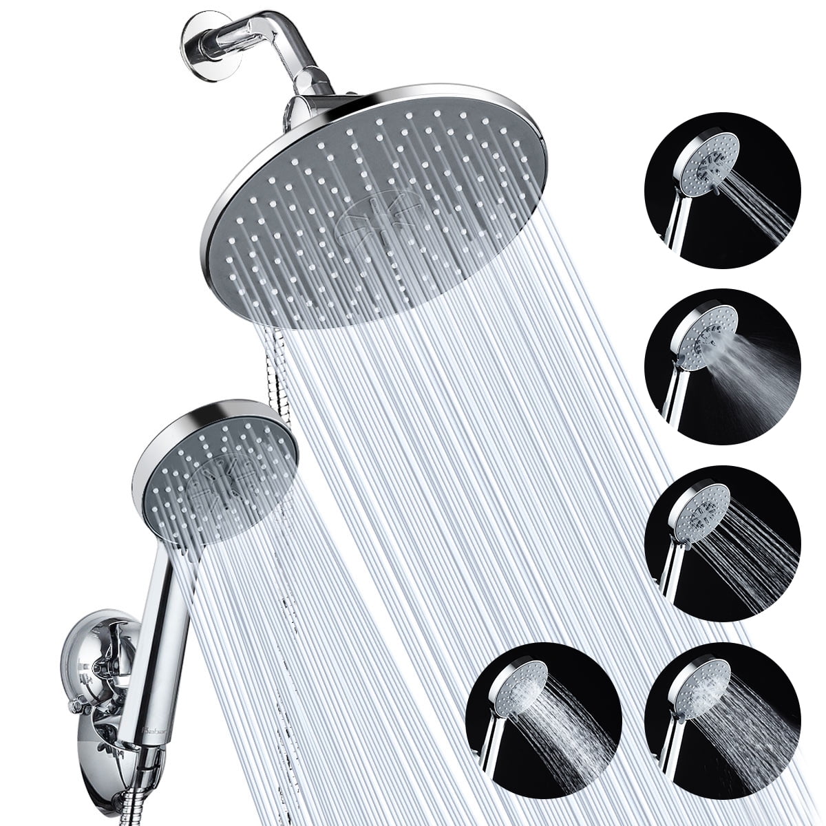 9Inch Rainfall Shower head Combo UltraLuxury Shower Combo Handheld Shower Head with Handheld